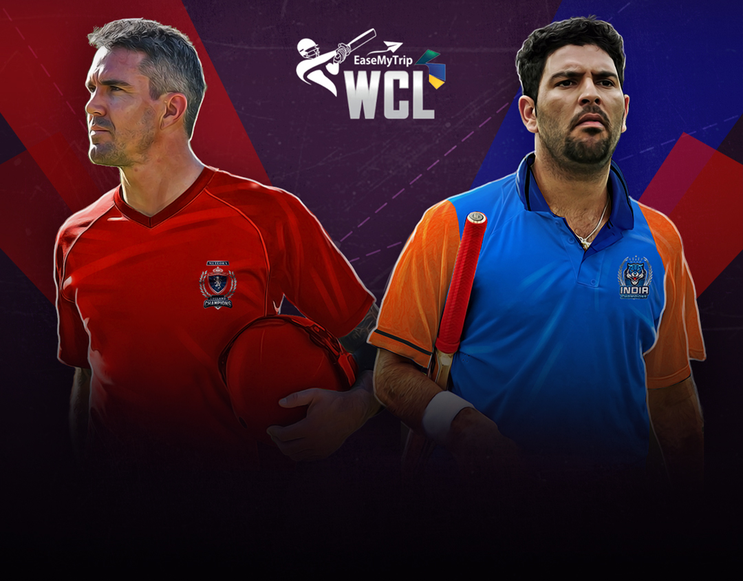 Match 1 of world championship of legends, 2024: england champions vs india champions banner