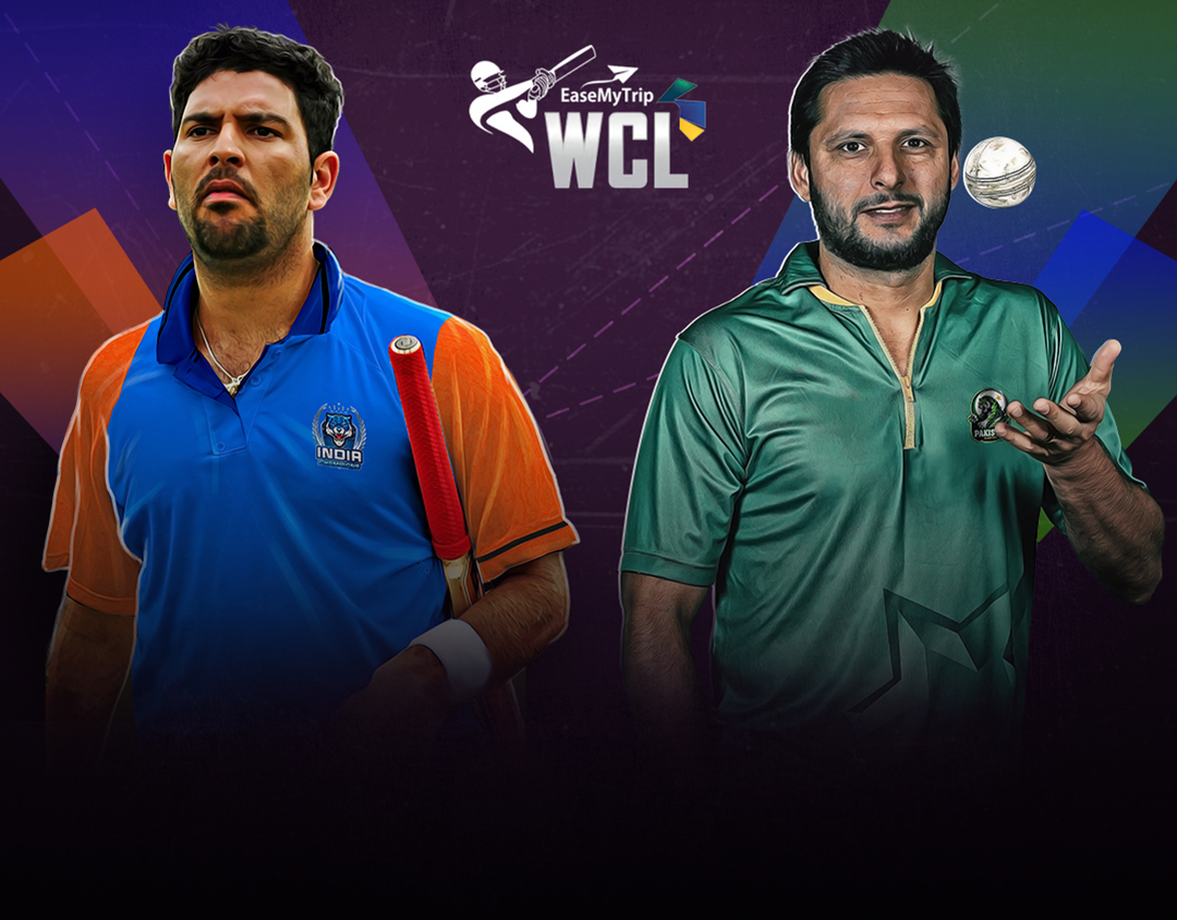 Match 8 of world championship of legends, 2024: india champions vs pakistan champions banner