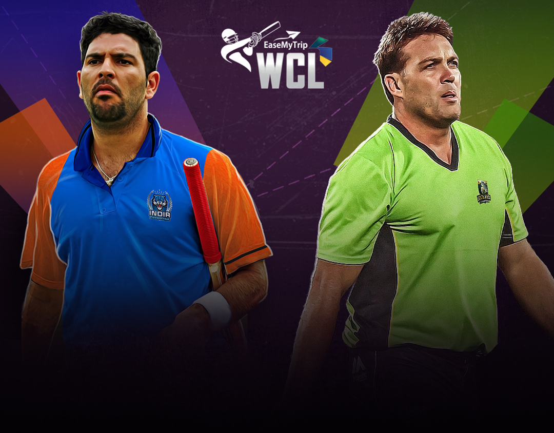 Match 15 of world championship of legends, 2024: india champions vs south africa champions banner