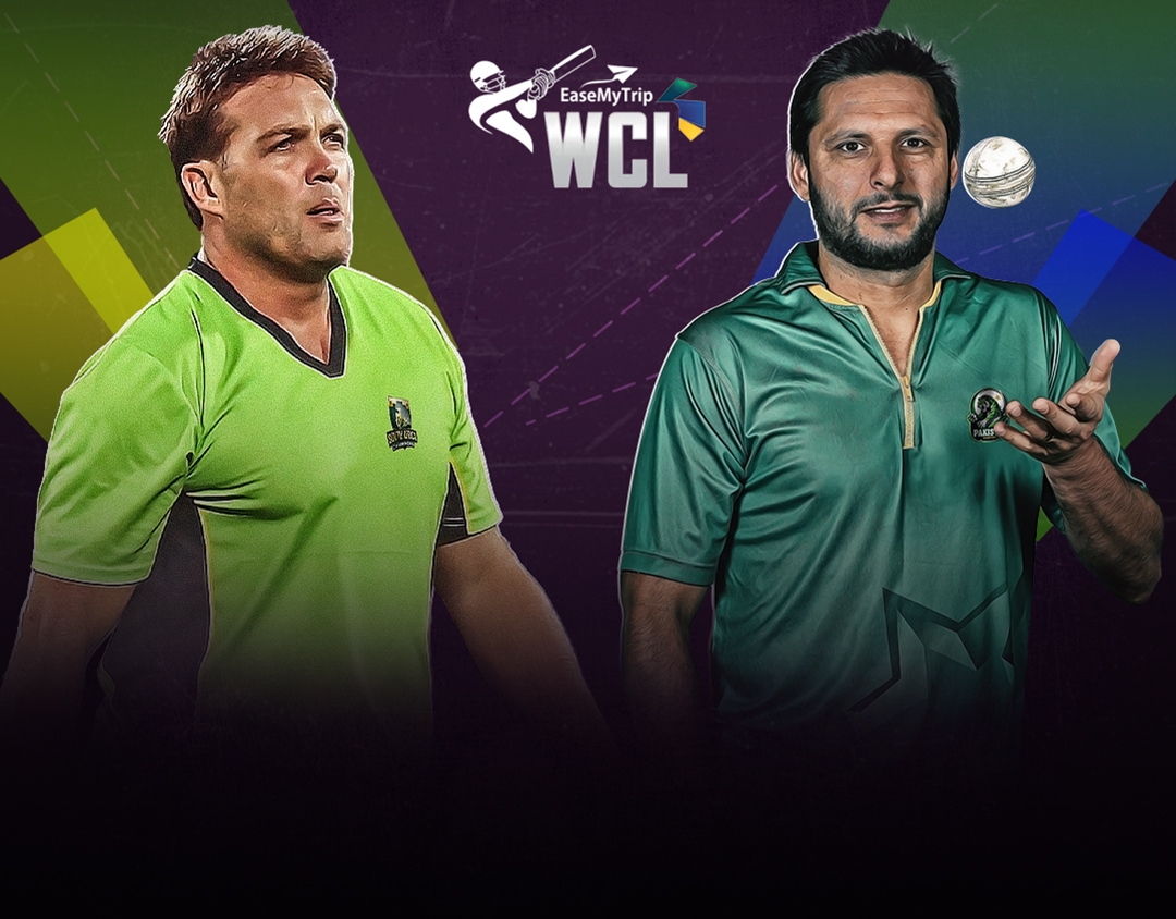 Match 13 of world championship of legends, 2024: south africa champions vs pakistan champions banner