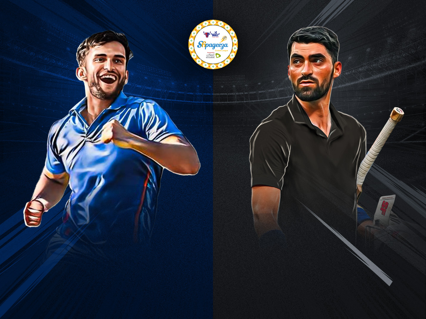 Match 2 of shpageeza cricket league, 2024: amo sharks vs mis-e-ainak knights banner