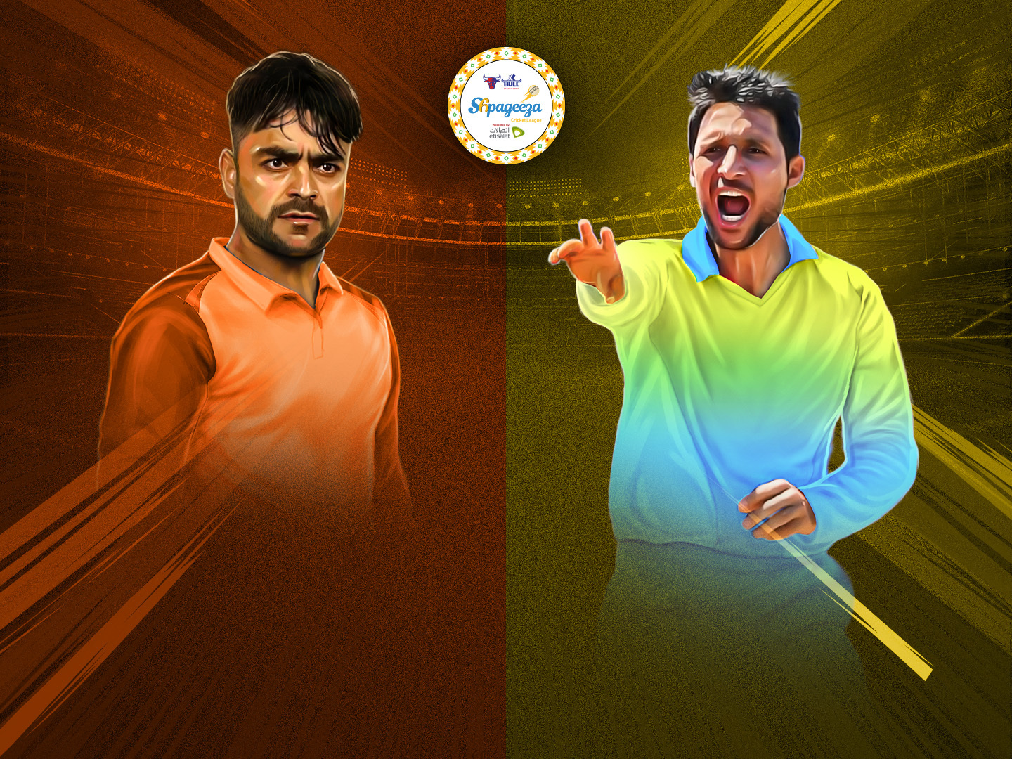 Match 3 of shpageeza cricket league, 2024: speen ghar tigers vs boost defenders banner