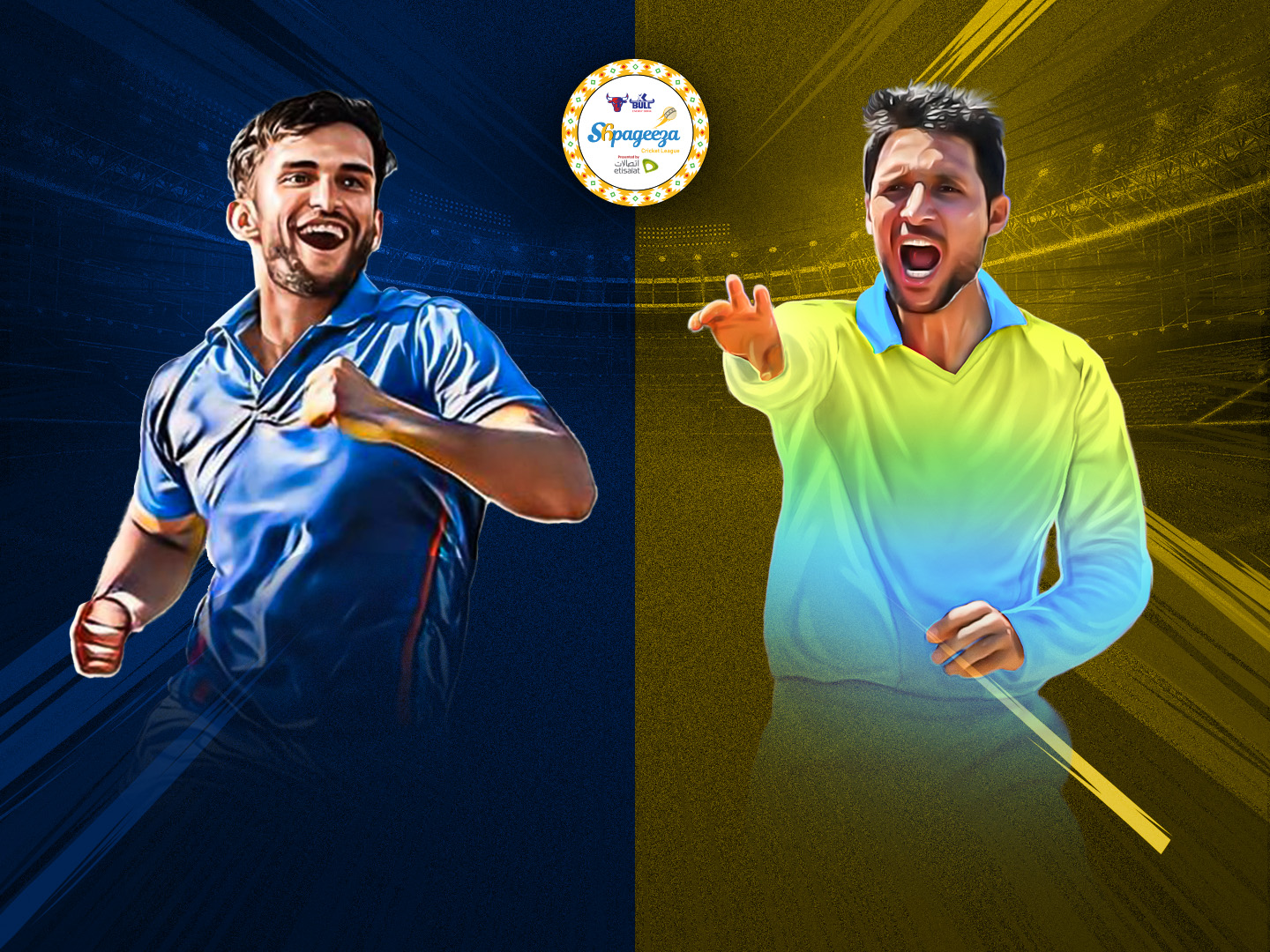 Match 7 of shpageeza cricket league, 2024: amo sharks vs boost defenders banner