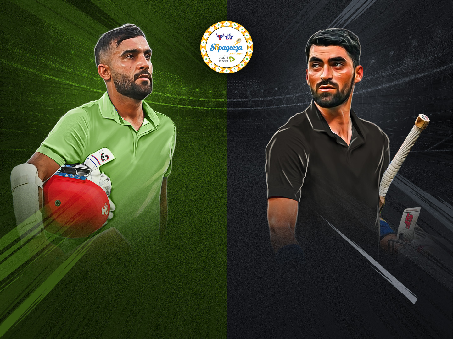 Match 8 of shpageeza cricket league, 2024: band-e-amir dragons vs mis-e-ainak knights banner