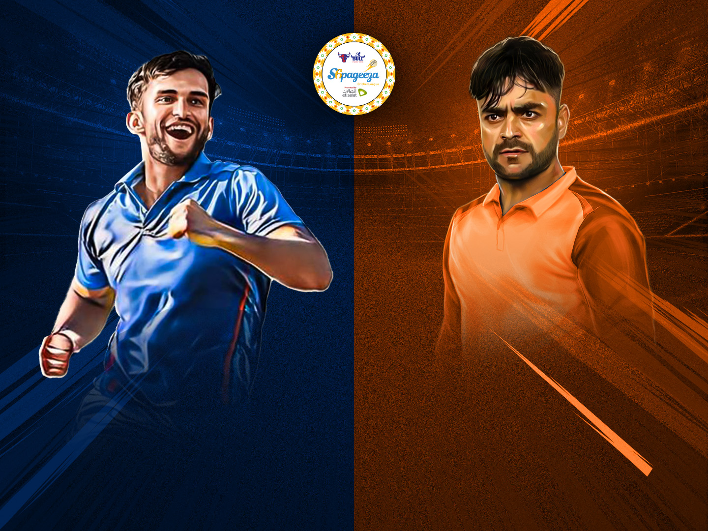 Match 9 of shpageeza cricket league, 2024: amo sharks vs speen ghar tigers banner