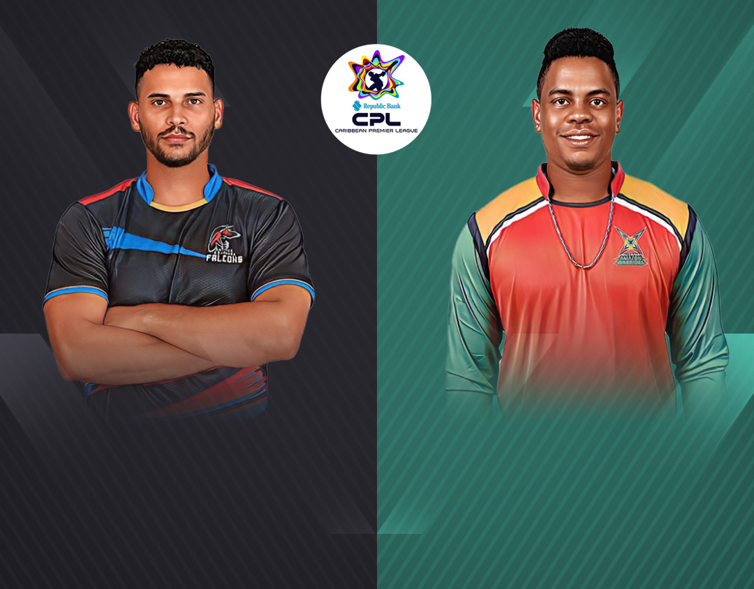 Match 2 of caribbean premier league, 2024: antigua & barbuda falcons vs guyana amazon warriors banner