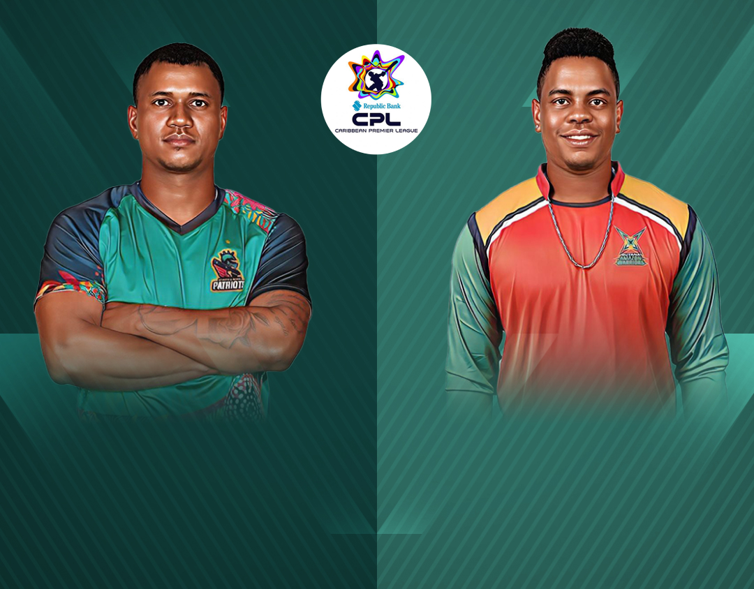 Match 7 of caribbean premier league, 2024: st kitts and nevis patriots vs guyana amazon warriors banner