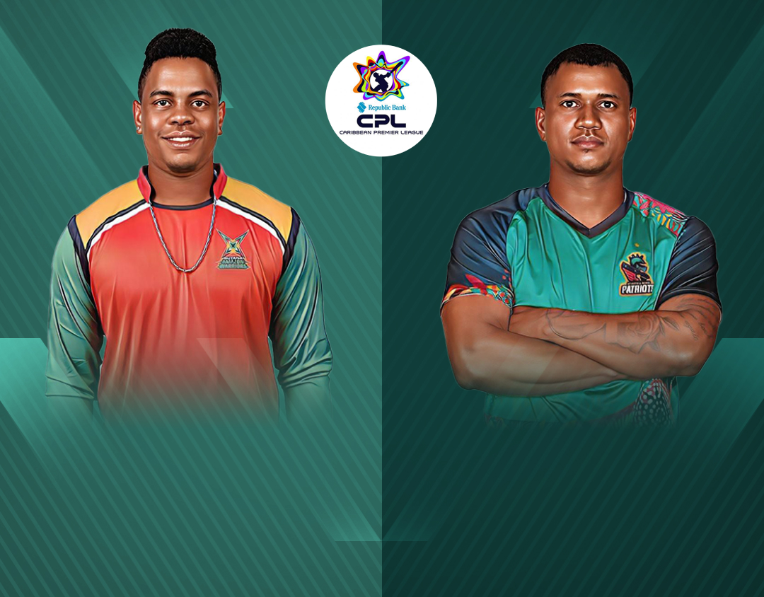 Match 21 of caribbean premier league, 2024: guyana amazon warriors vs st kitts and nevis patriots banner