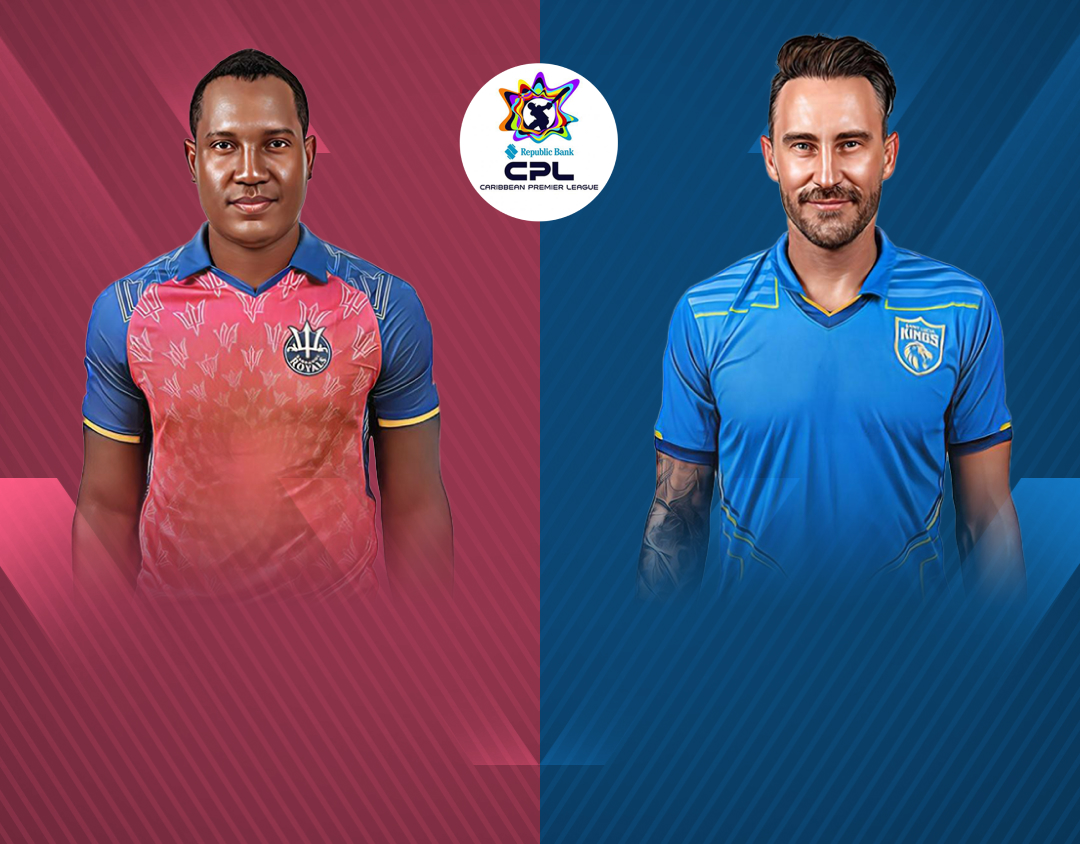 Match 24 of caribbean premier league, 2024: barbados royals vs saint lucia kings banner