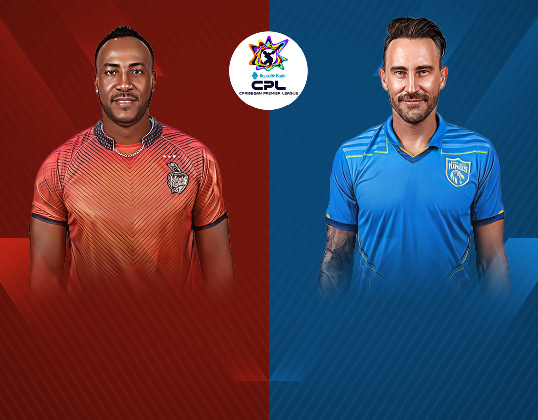 Match 26 of caribbean premier league, 2024: trinbago knight riders vs saint lucia kings banner