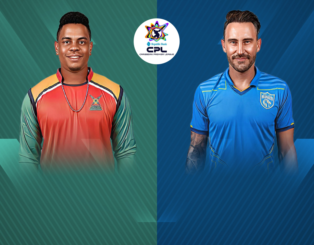 Qualifier 1 of caribbean premier league, 2024: guyana amazon warriors vs saint lucia kings banner