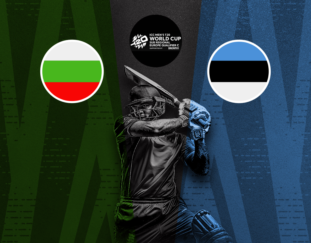 Match 12 of icc t20 world cup sub regional europe qualifier c: bulgaria vs estonia banner