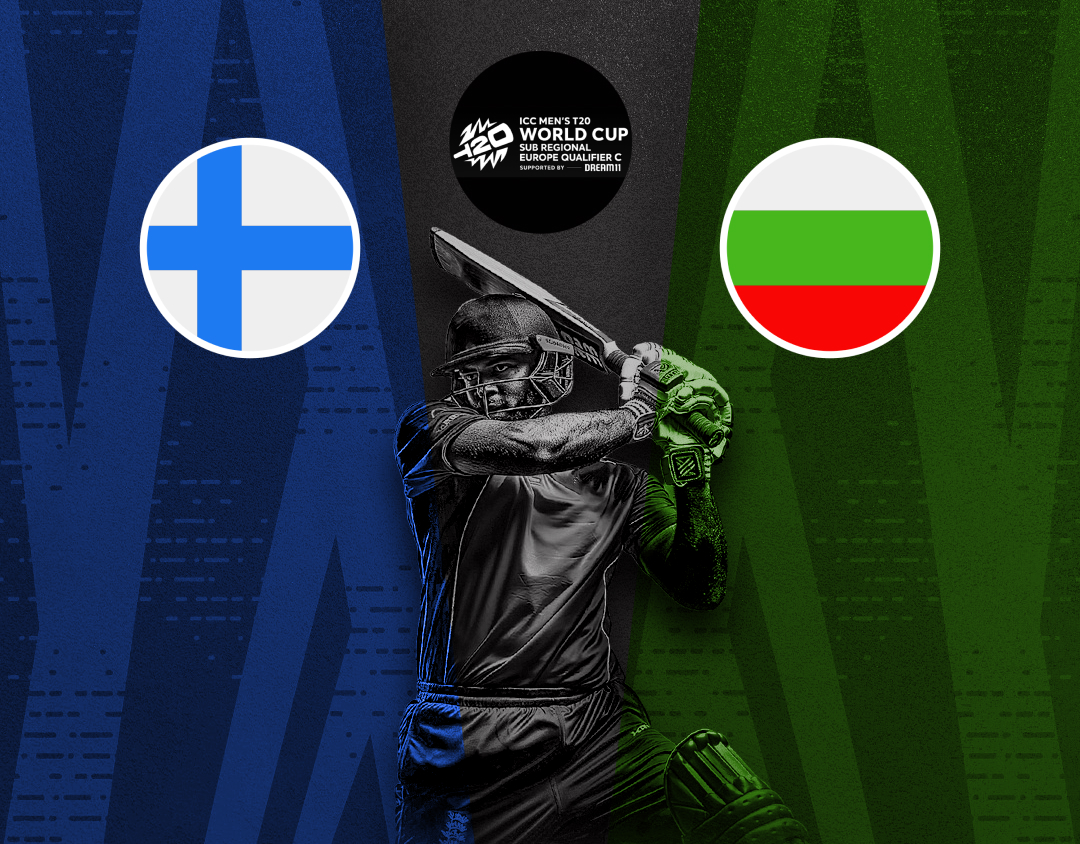 Match 18 of icc t20 world cup sub regional europe qualifier c: finland vs bulgaria banner