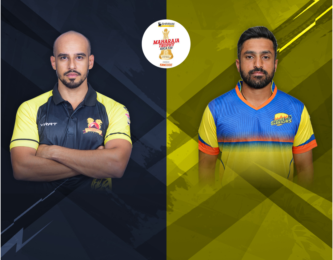 Match 2 of ksca maharaja trophy t20, 2024: shivamogga lions vs mysore warriors banner