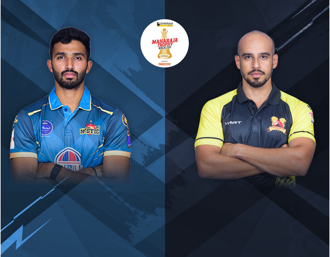 Match 13 of ksca maharaja trophy t20, 2024: gulbarga mystics vs shivamogga lions banner