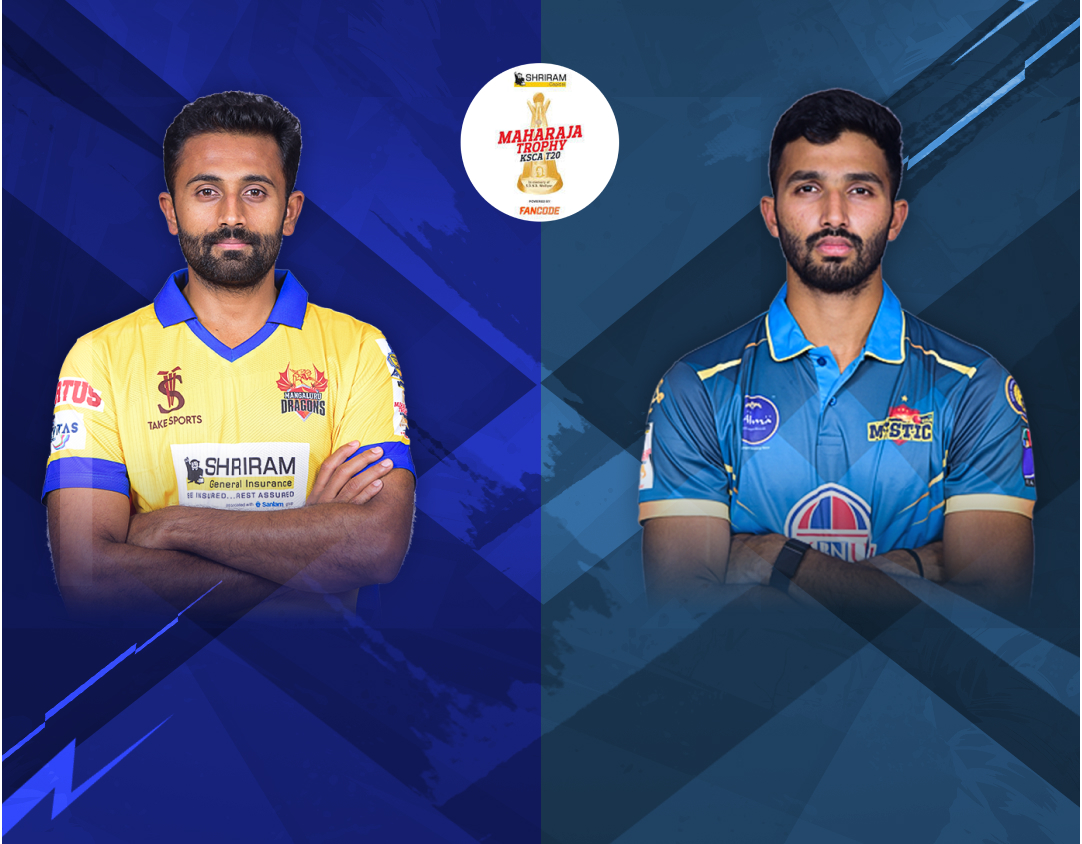 Match 18 of ksca maharaja trophy t20, 2024: mangaluru dragons vs gulbarga mystics banner