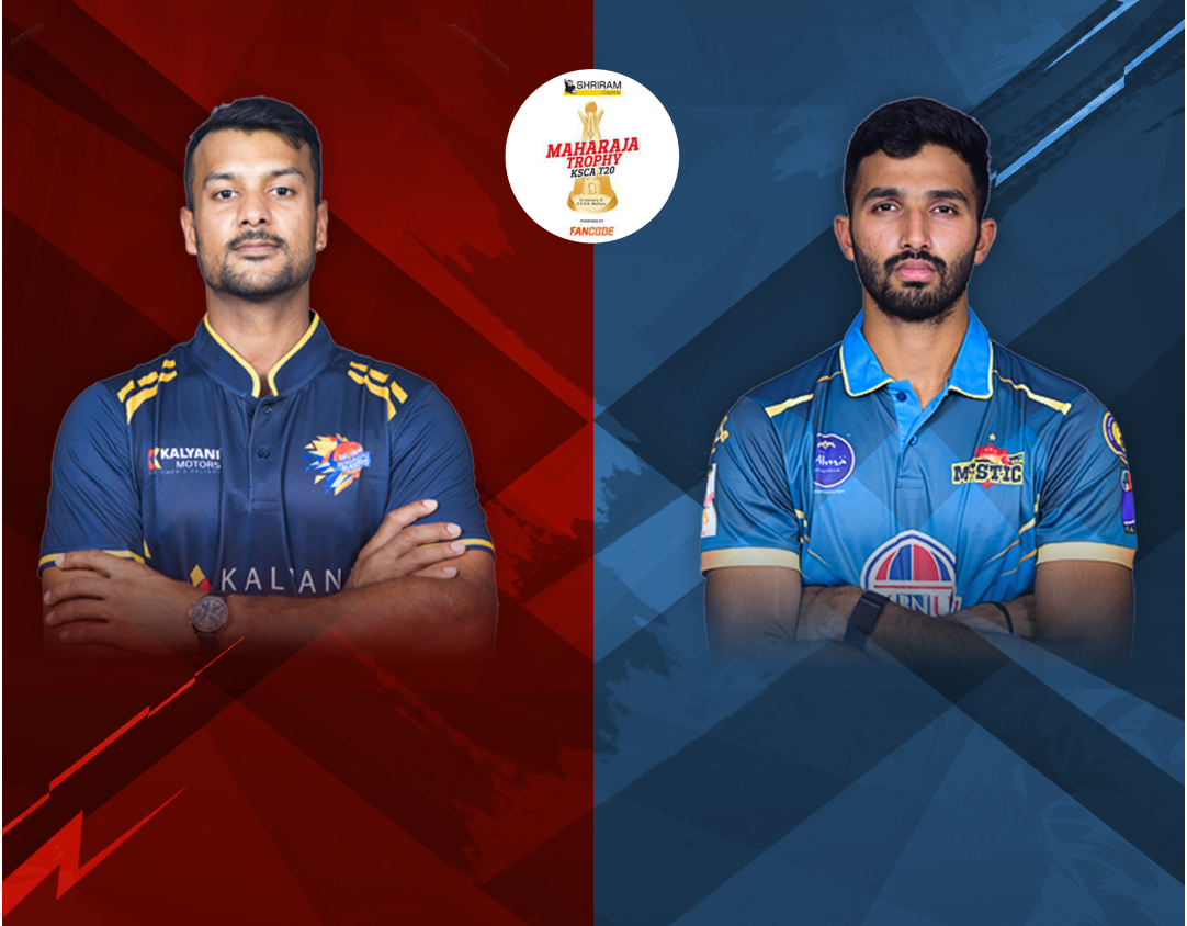 Match 24 of ksca maharaja trophy t20, 2024: bengaluru blasters vs gulbarga mystics banner