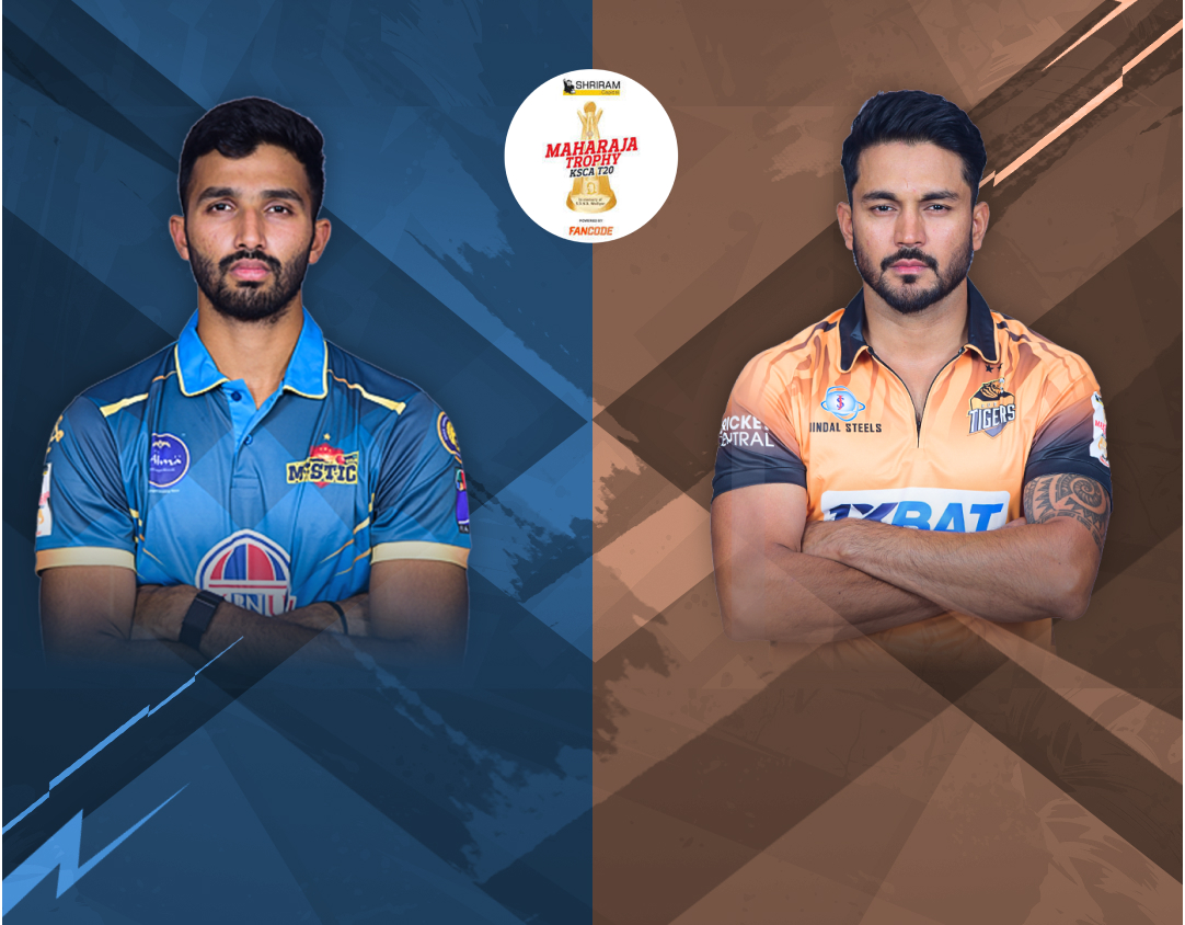 Match 30 of ksca maharaja trophy t20, 2024: gulbarga mystics vs hubli tigers banner