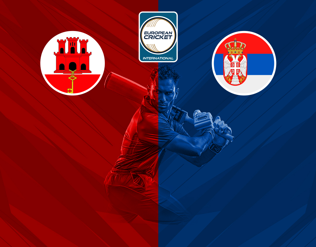 Match 3 of eci bulgaria, 2024: gibraltar vs serbia banner