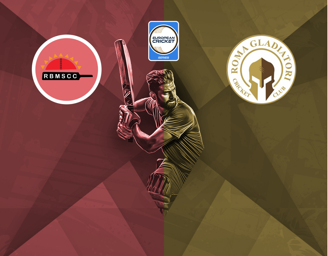 Match 7 of ecs italy, rome, 2024: roma bangla morning sun vs roma gladiatori banner