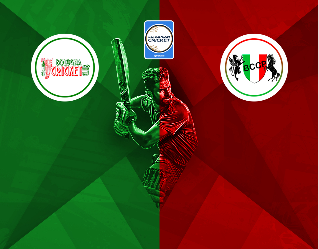 Match 26 of ecs italy, rome, 2024: bologna vs baracca prato banner