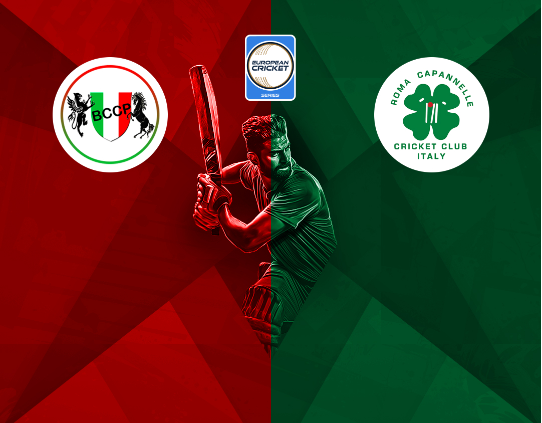 Match 27 of ecs italy, rome, 2024: baracca prato vs roma capannelle banner