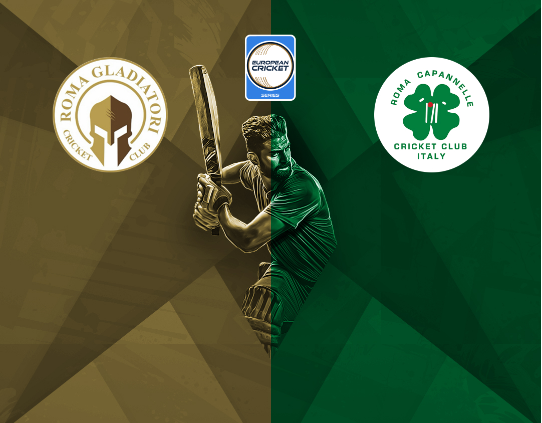 Match 38 of ecs italy, rome, 2024: roma gladiatori vs roma capannelle banner
