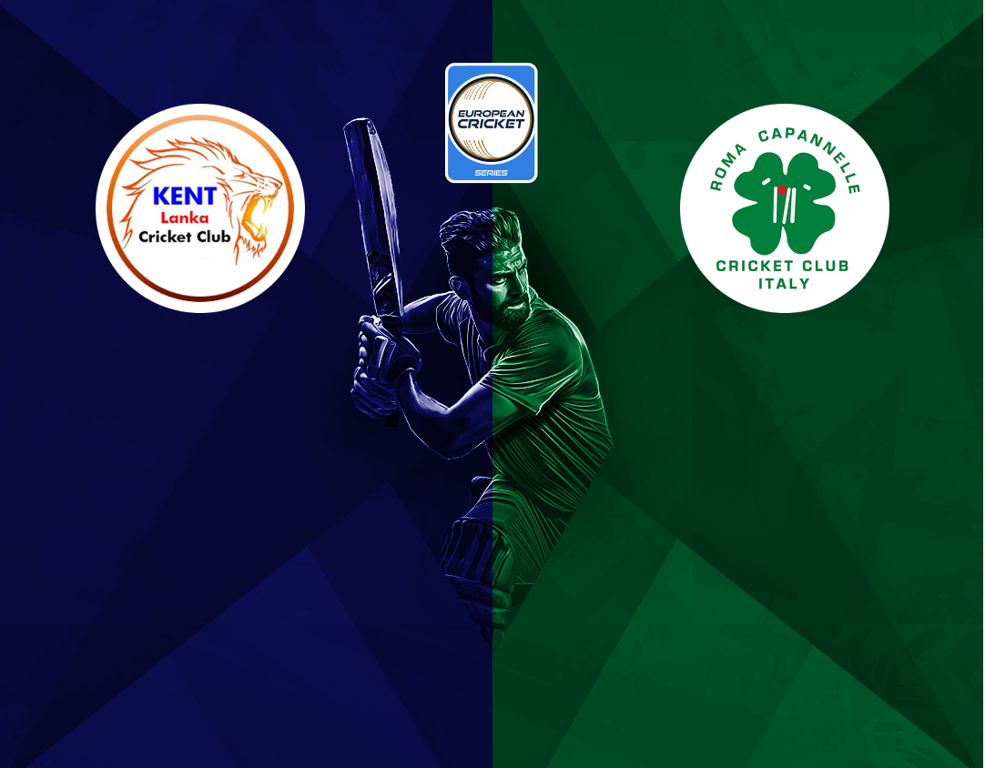 Match 45 of ecs italy, rome, 2024: kent lanka napoli vs roma capannelle banner