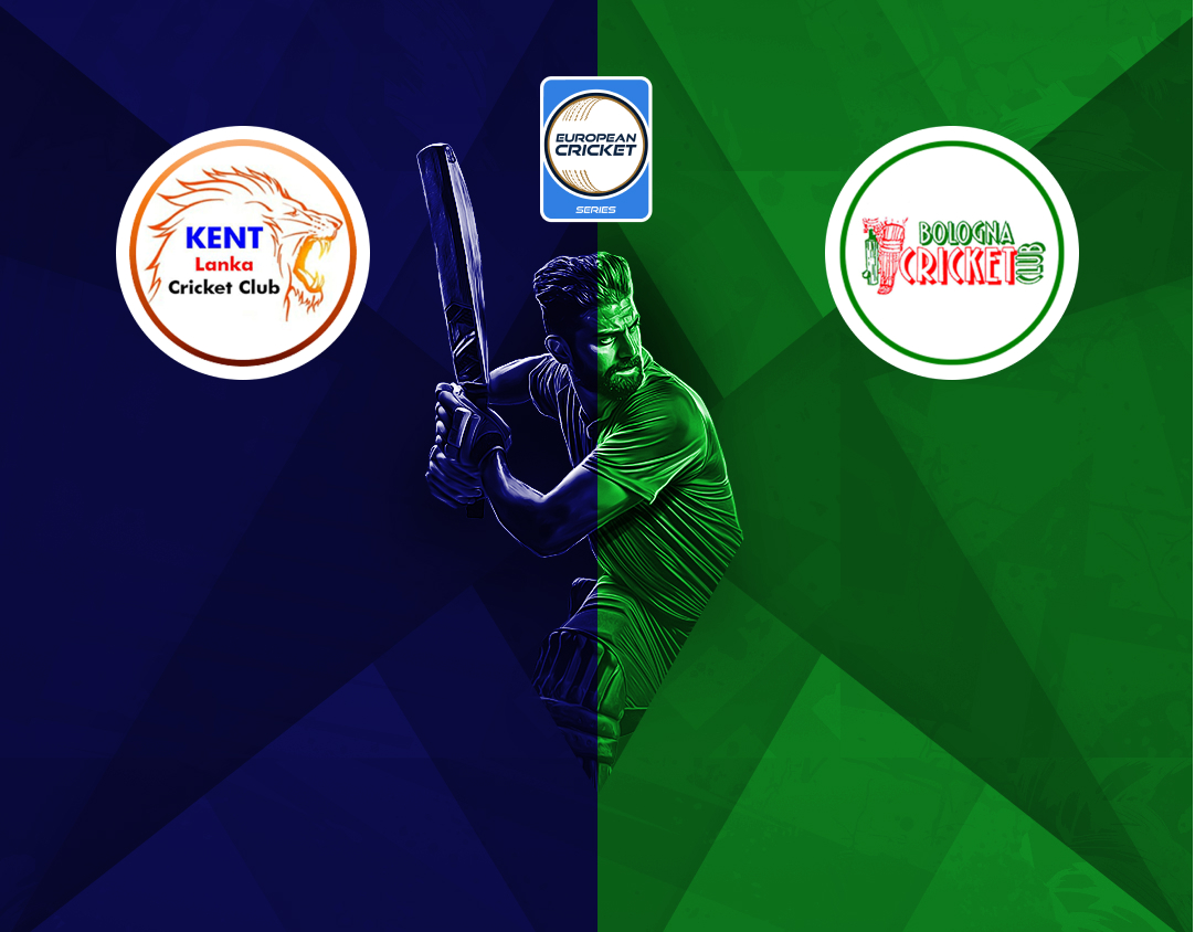 Match 55 of ecs italy, rome, 2024: kent lanka napoli vs bologna banner