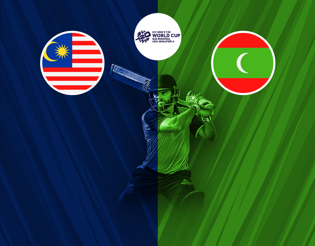 Match 1 of icc men's t20 wc asia sub-regional qualifier a: malaysia vs maldives banner