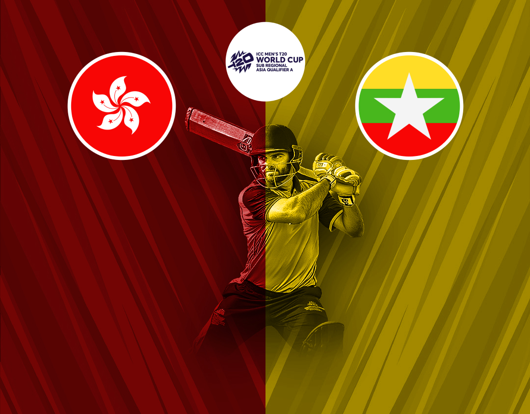 Match 2 of icc men's t20 wc asia sub-regional qualifier a: hong kong, china vs myanmar banner