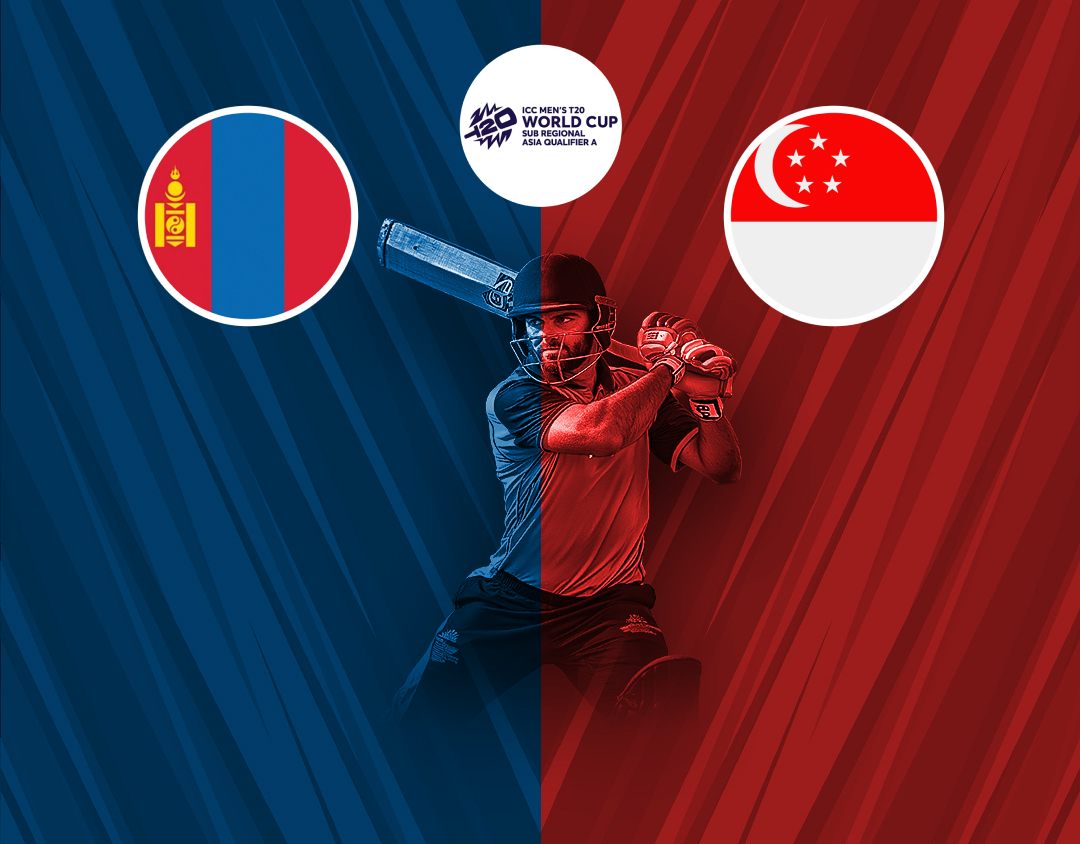 Match 14 of icc men's t20 wc asia sub-regional qualifier a: mongolia vs singapore banner