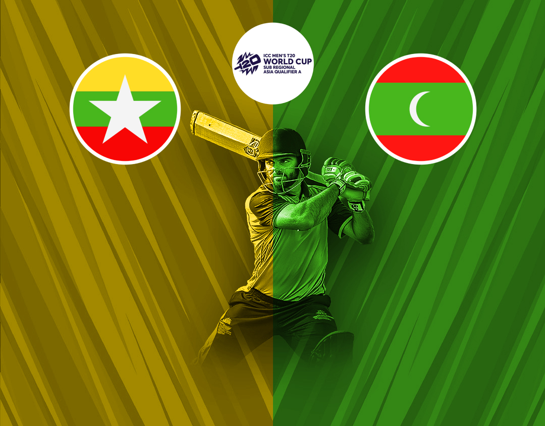 Match 15 of icc men's t20 wc asia sub-regional qualifier a: myanmar vs maldives banner