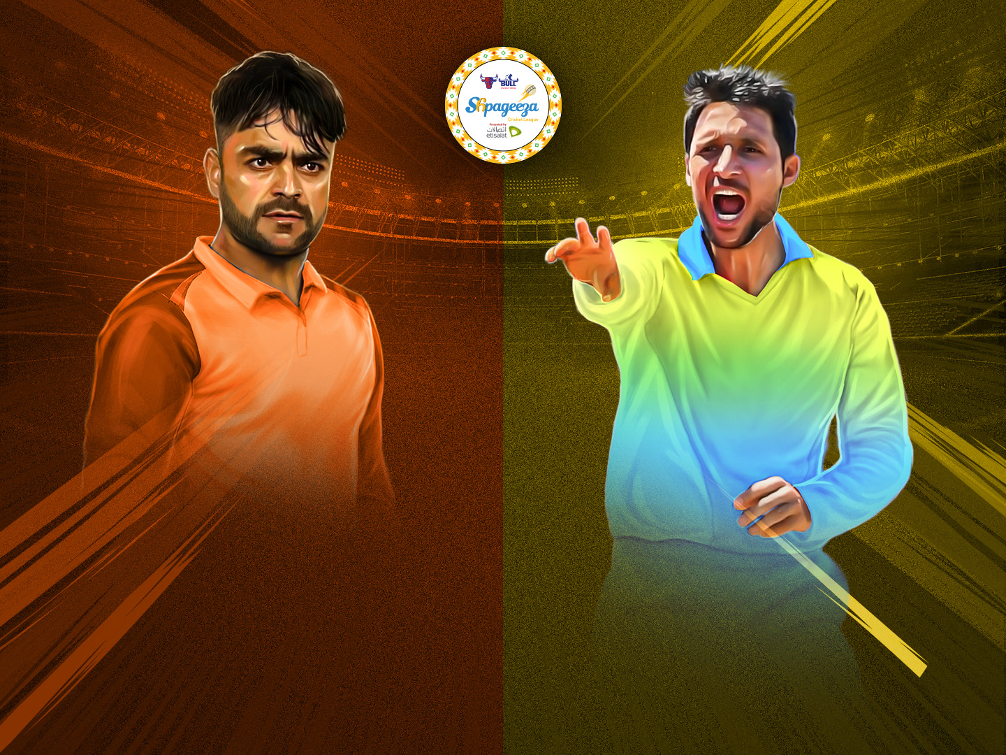 Match 14 of shpageeza cricket league, 2024: speen ghar tigers vs boost defenders banner