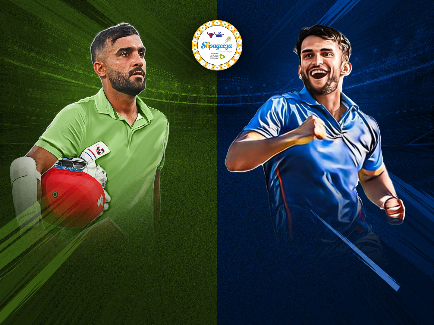 Match 18 of shpageeza cricket league, 2024: band-e-amir dragons vs amo sharks banner