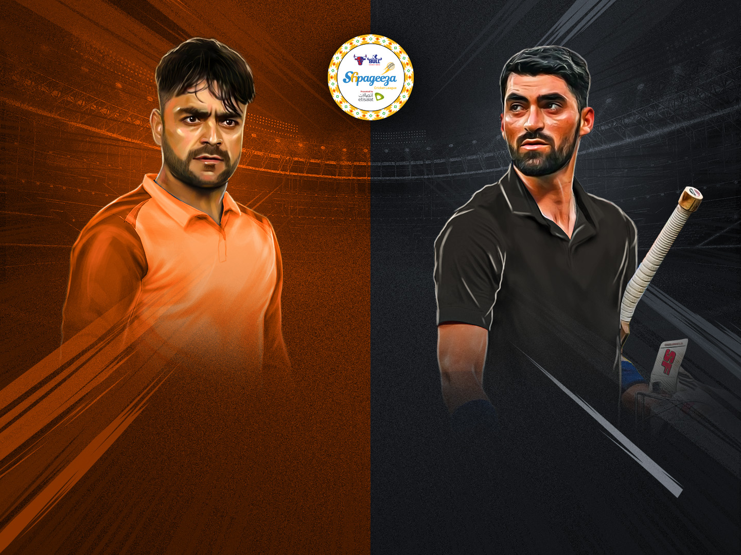 Match 19 of shpageeza cricket league, 2024: speen ghar tigers vs mis-e-ainak knights banner