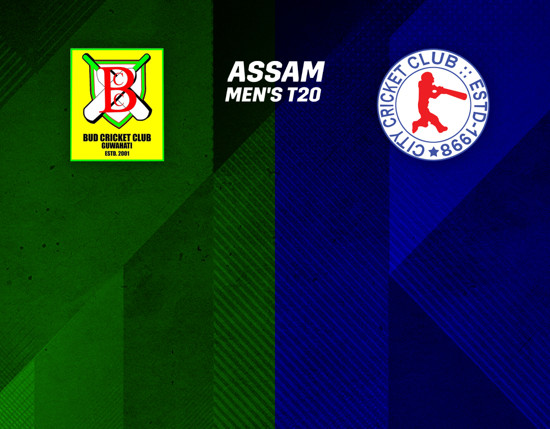 Final of assam men's t20: bud cricket club vs city cricket club banner