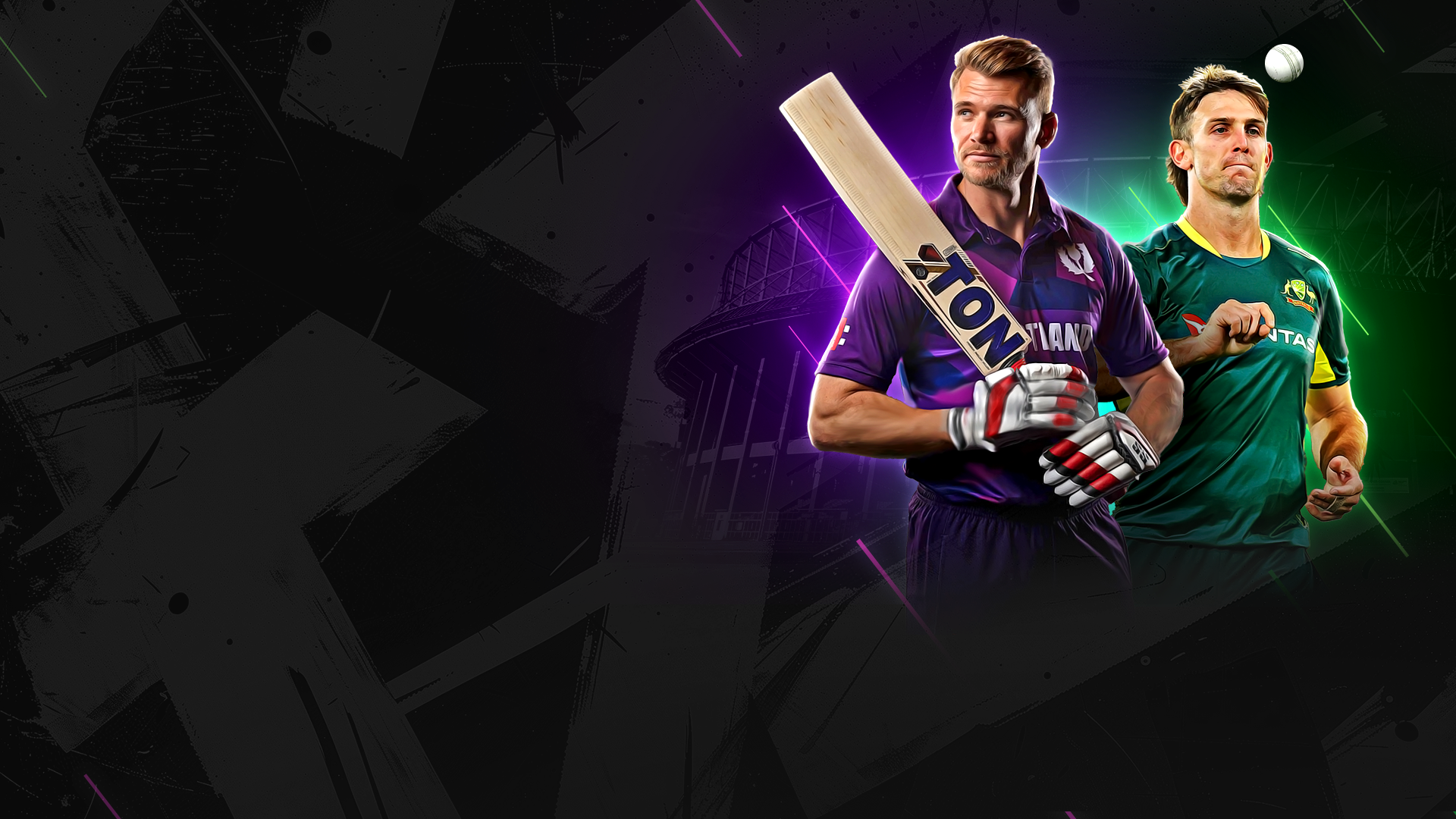 Australia tour of scotland, 2024 cricket banner