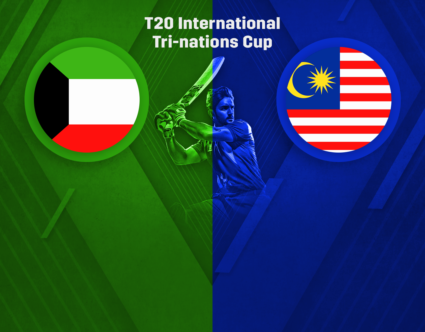 Match 2 of t20 international tri-nations cup: kuwait vs malaysia banner