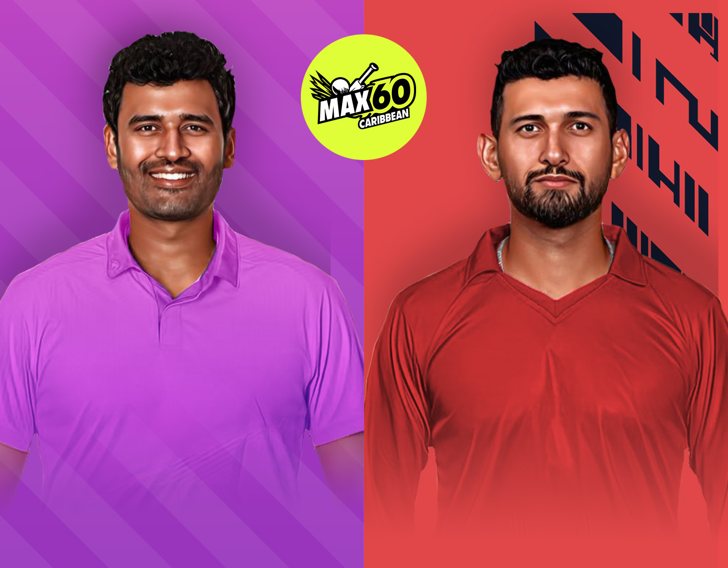 Match 9 of max60, 2024: new york strikers vs grand cayman jaguars banner