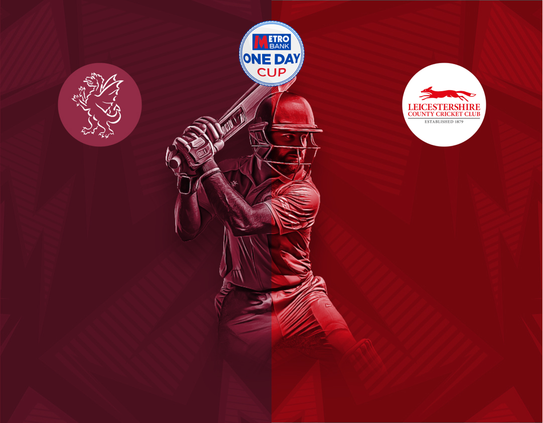 1st semi-final of metro bank one day cup, 2024: somerset vs leicestershire banner