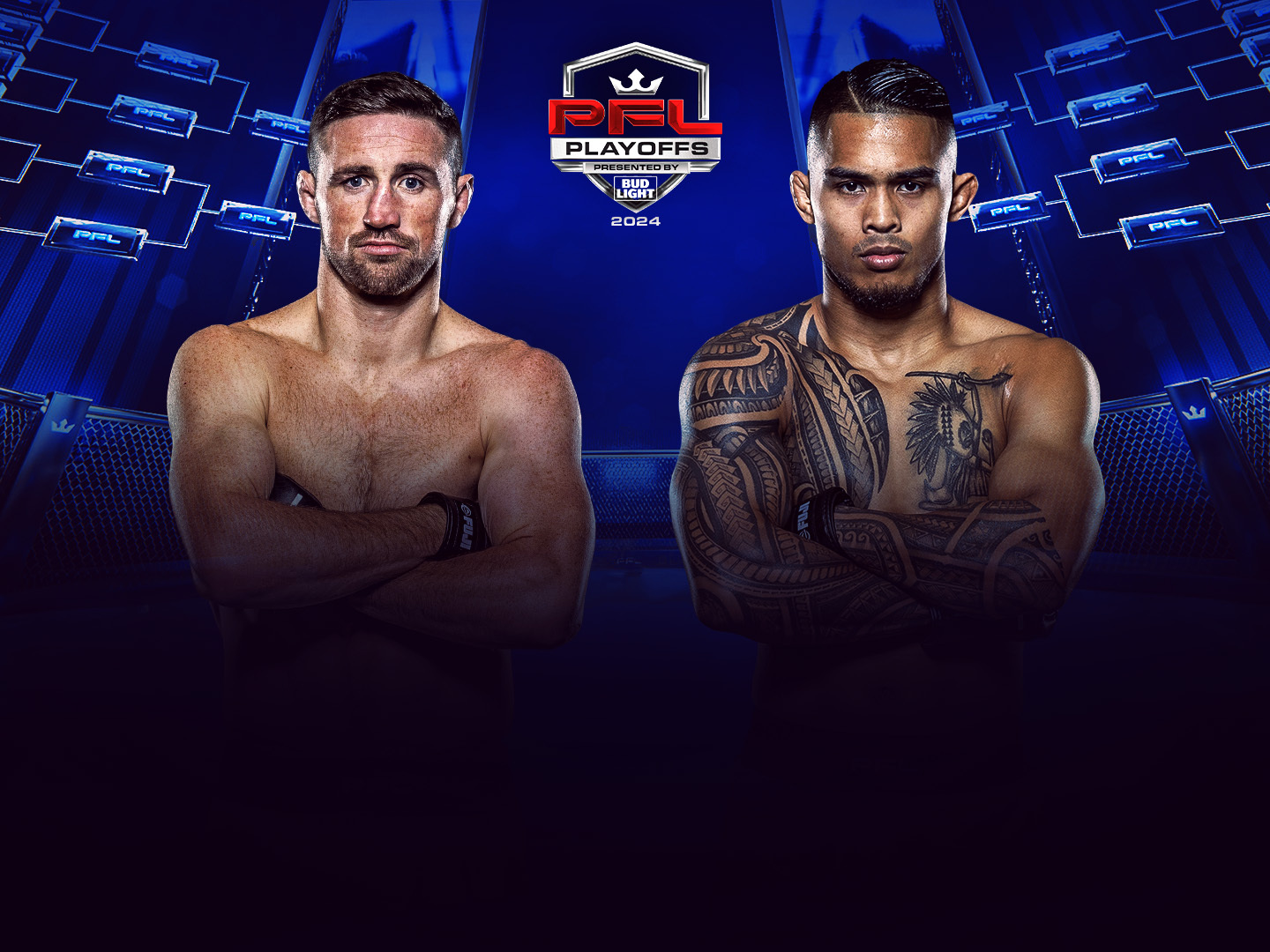 Welterweight & featherweights of professional fighters league banner