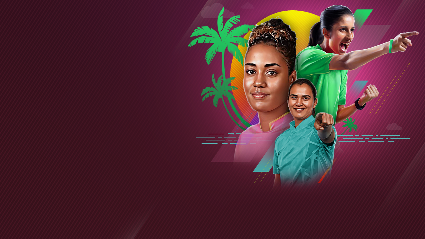 Women's caribbean premier league, 2024 cricket banner