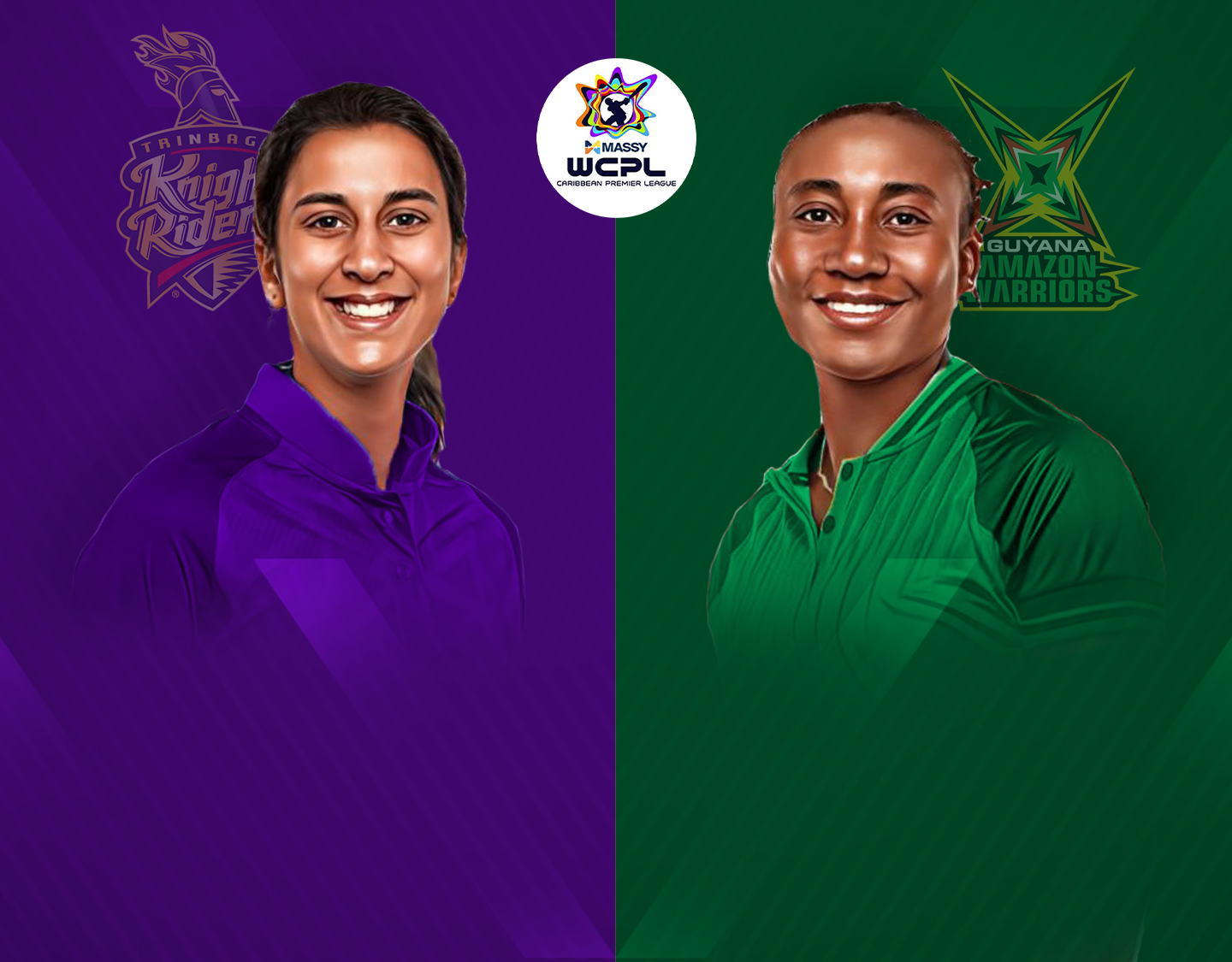 Match 3 of women's caribbean premier league, 2024: trinbago knight riders women vs guyana amazon warriors women banner