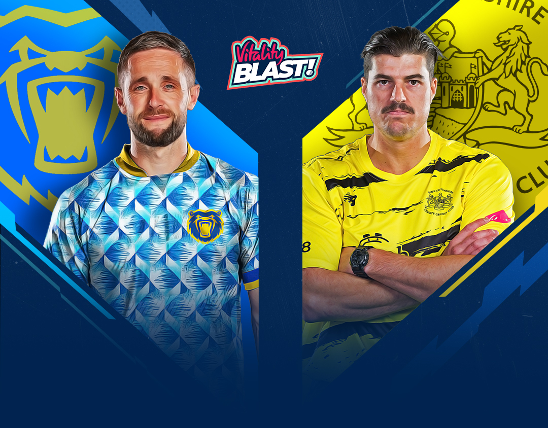 Match #130 of vitality blast t20, 2024: warwickshire vs gloucestershire banner