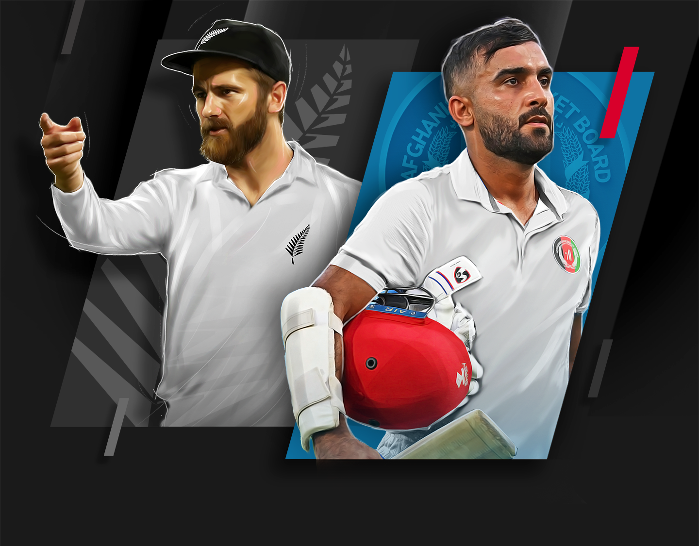 One-off test of afghanistan and new zealand tour of india, 2024: afghanistan vs new zealand banner