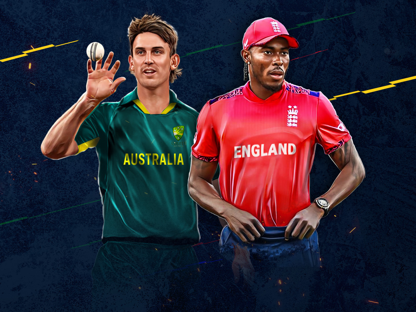 2nd t20i of australia tour of england, 2024: england vs australia banner