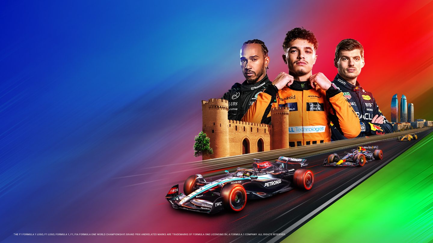 F1 qatar airways azerbaijan grand prix 2024 formula 1 banner