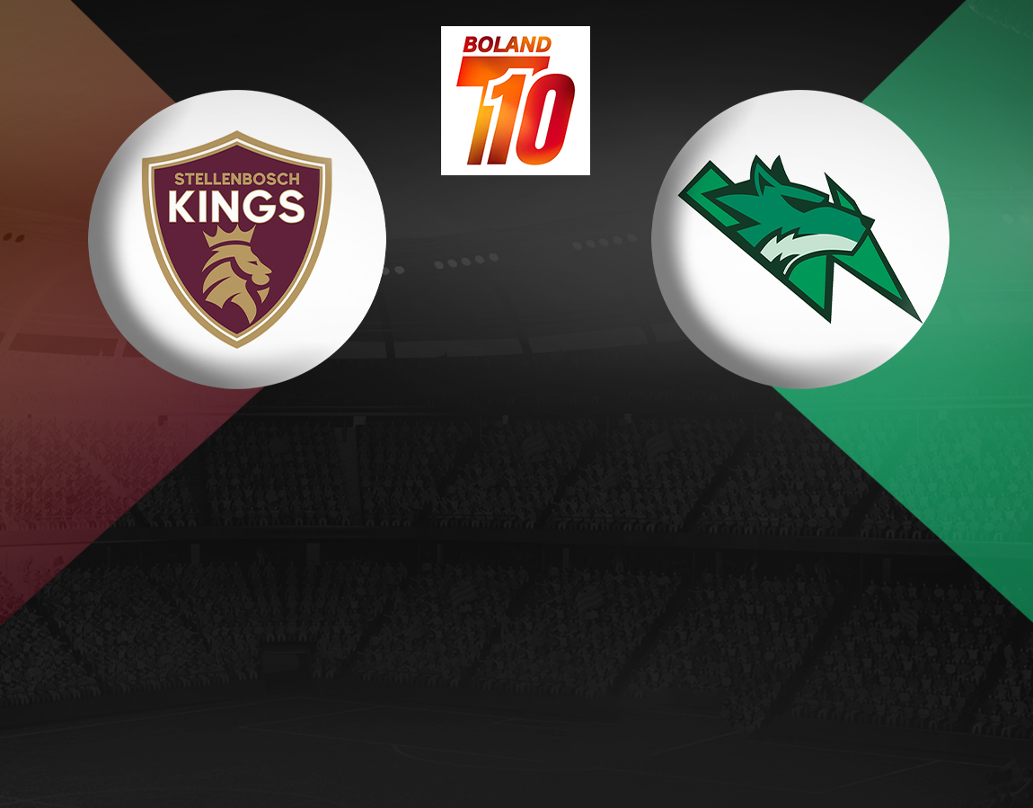 Match 30 of boland t10 league, 2024: stellenbosch kings vs wellington wolves banner