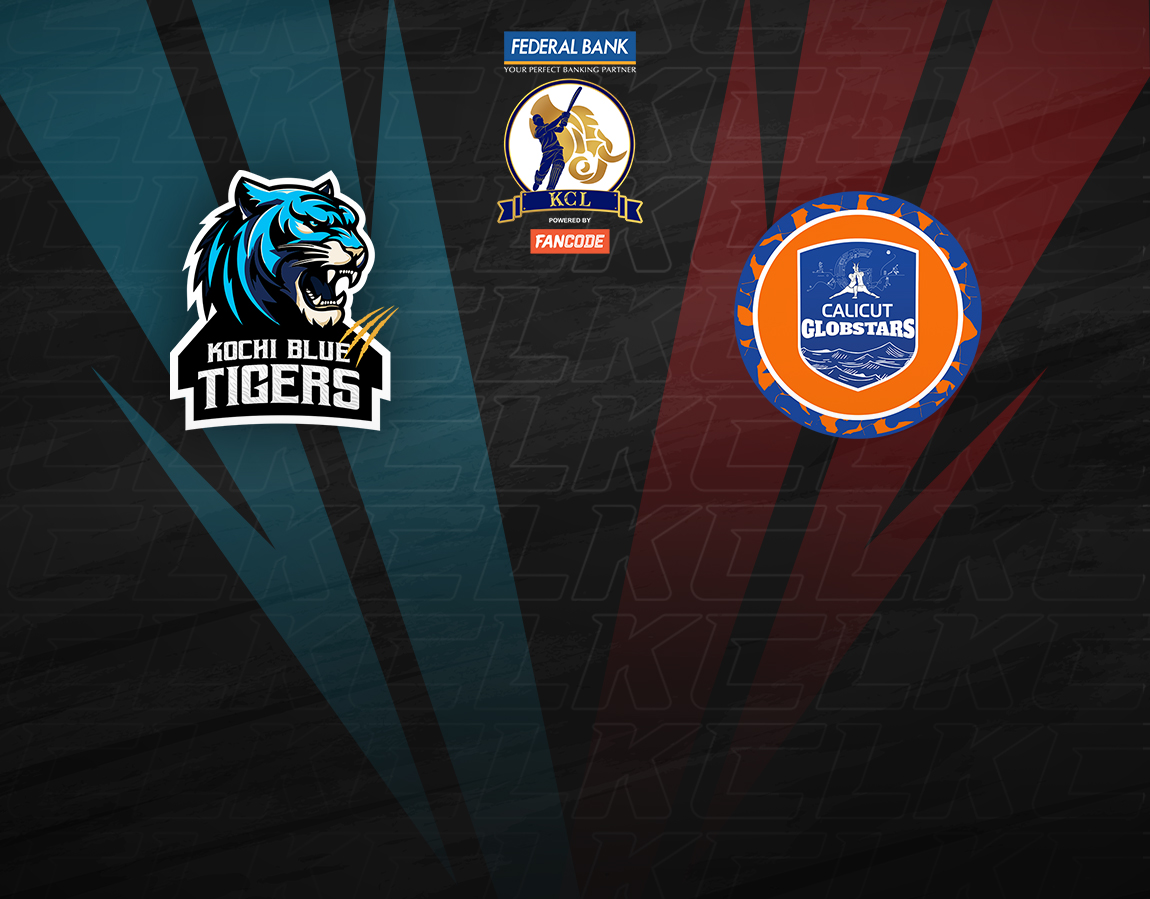 Match 5 of kerala cricket league t20 2024: kochi blue tigers vs calicut globstars banner